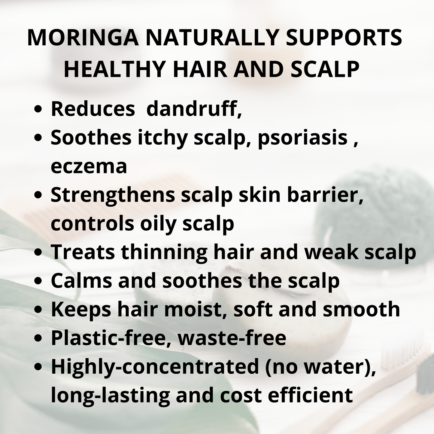 Moringa Shampoo Bar