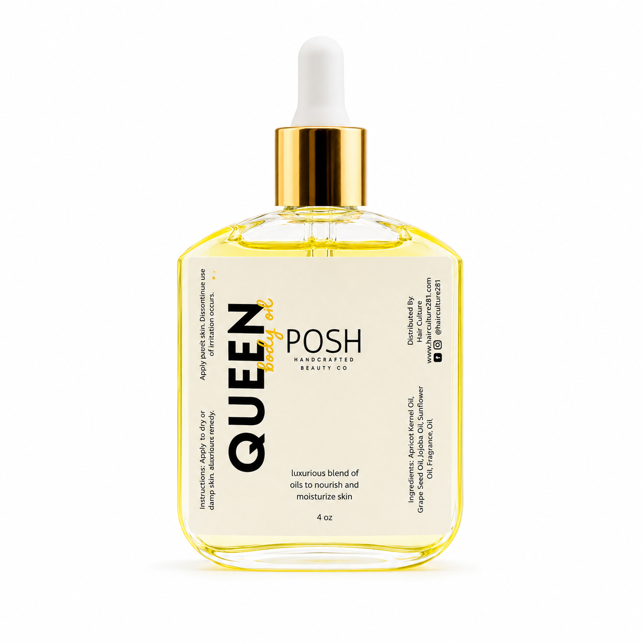 POSH Queen Perfume Oil | Luxury Body Oil