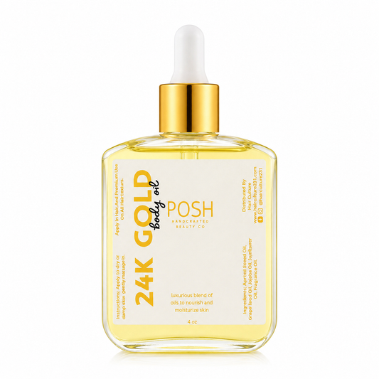 POSH 24K Gold Perfume Oil | Luxury Body Oil