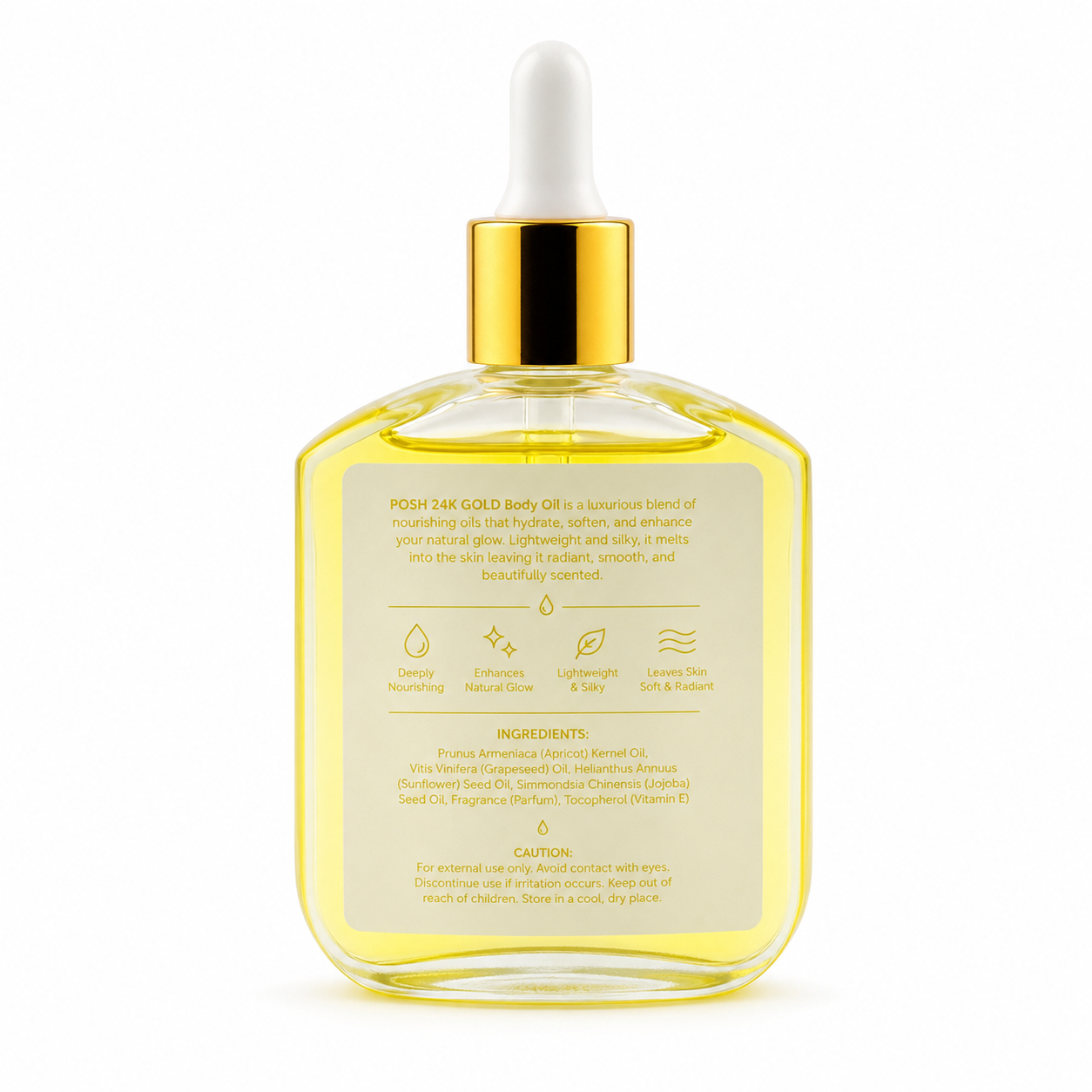 POSH 24K Gold Perfume Oil | Luxury Body Oil