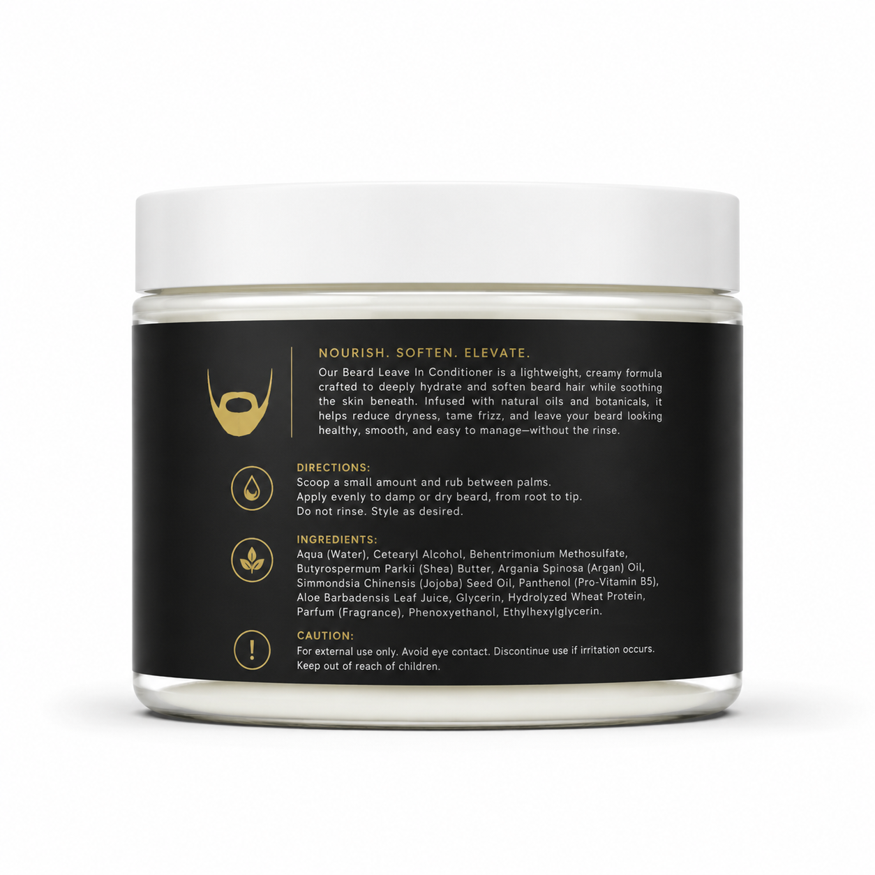 POSH Beard Leave-In Conditioner | Softening Beard Moisturizer