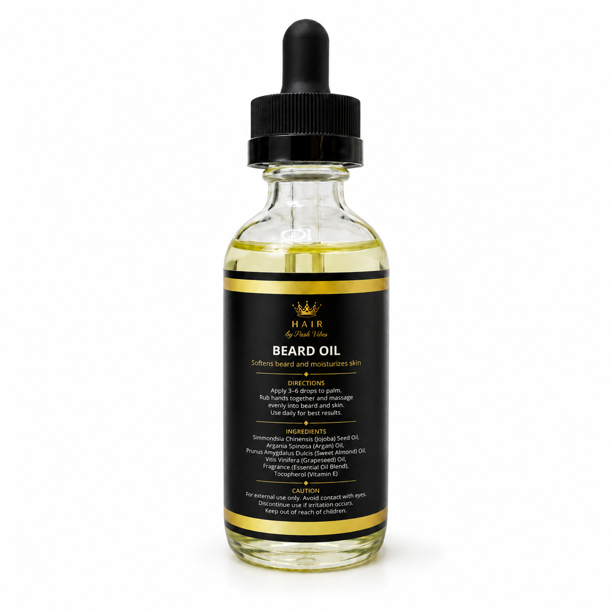POSH Beard Oil | Lightweight Beard Moisturizer
