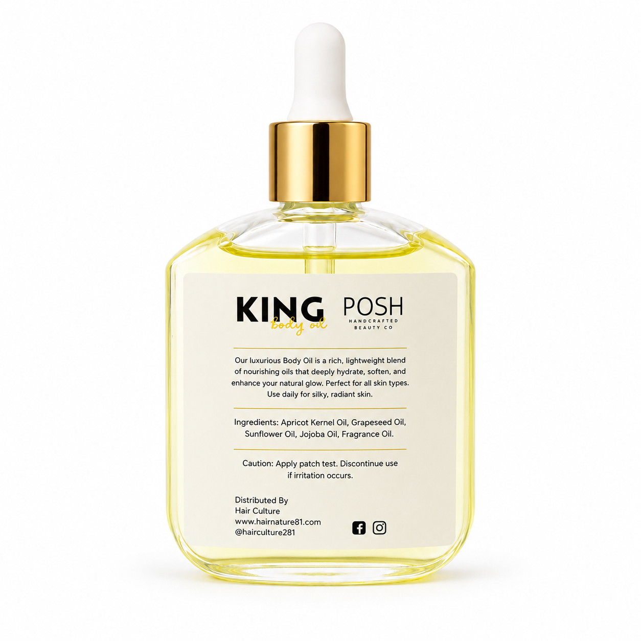 POSH King Cologne Oil | Luxury Body Oil