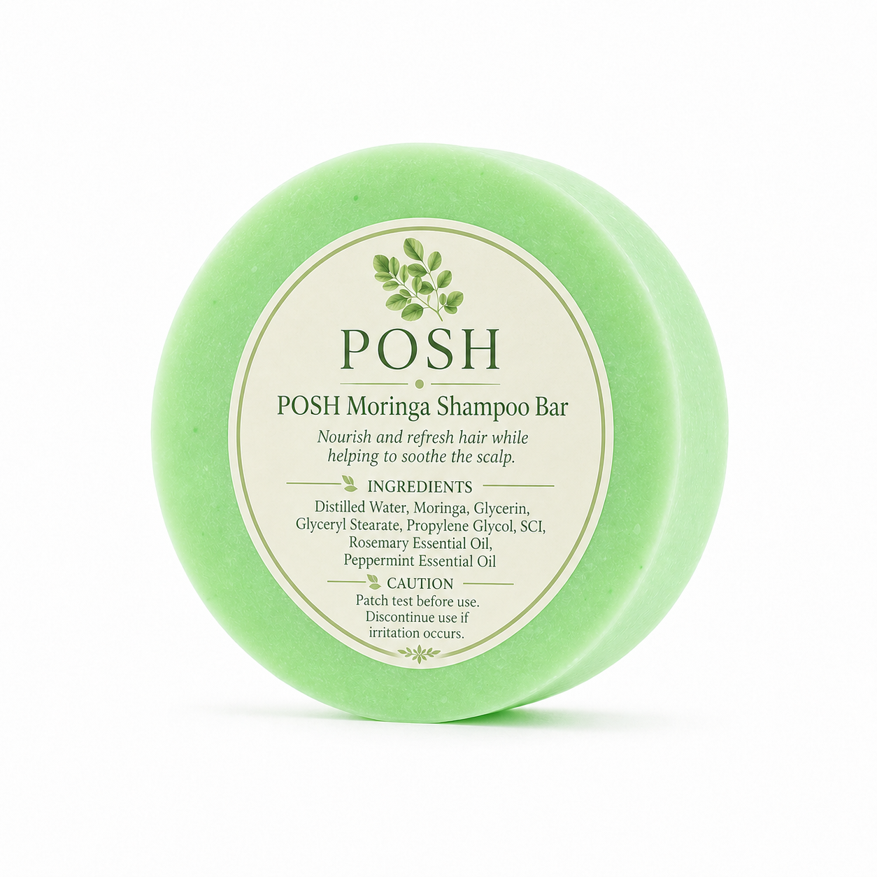 POSH Moringa Shampoo Bar | Nourishing Hair Cleanser