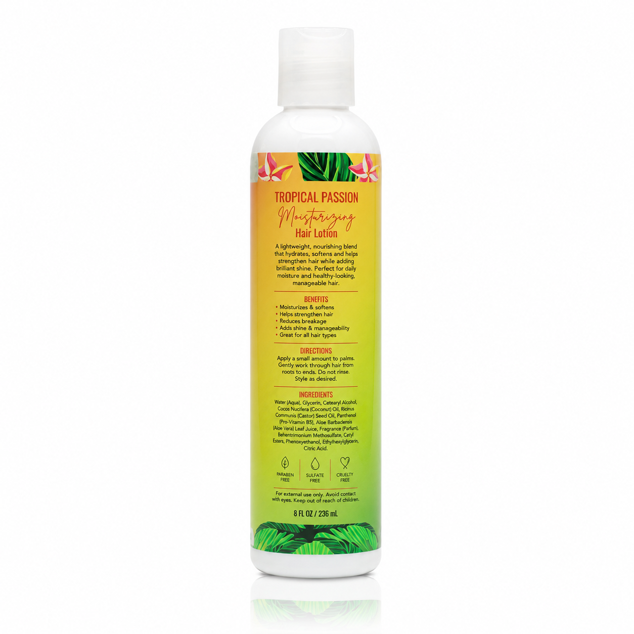 POSH Tropical Passion Moisturizing Hair Lotion | Hydrating Curl Cream